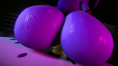 Watch as Bonfie gets pleasured with a toy on a wooden table while her legs are spread open for all to see!