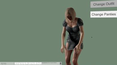 "Dream Girlfriend's Sexy Lingerie Outfit Change"