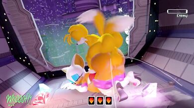 "Rogue Tail against Rouge the Bat"