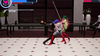 'Temptress of Solas City! Lucia's Sensual Escapade with Heroes in the 4th Stage of Area 4'