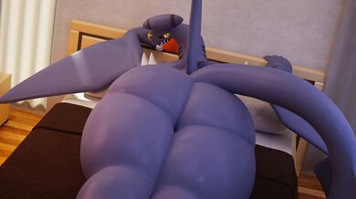 Watch as a sexy Garchomp gets teased by a mysterious trainer in this hot, hentai Zenith741 PORN video!