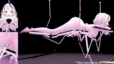 'Sexy Sakamoto Gets Caught with Chloe, Bound and Oiled for a Hentai Hololive Fuck Session'