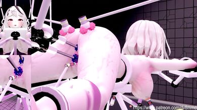 'Sexy Sakamoto Gets Caught with Chloe, Bound and Oiled for a Hentai Hololive Fuck Session'