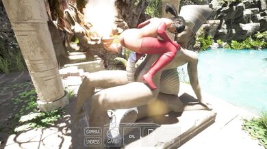 'Beast in the Sun - Gameplay with Futa Statue'