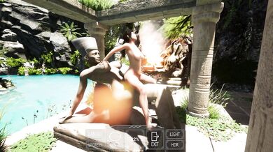 'Beast in the Sun - Gameplay with Futa Statue'