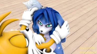 "Maneater takes the plunge: Krystal's first anal"