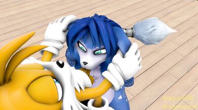 "Maneater takes the plunge: Krystal's first anal"