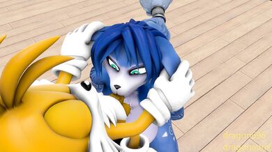 "Maneater takes the plunge: Krystal's first anal"