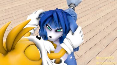 "Maneater takes the plunge: Krystal's first anal"