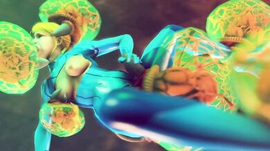 'Metroid Queen Takes Samus Aran'