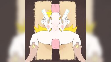 'Double-ended Horseback Riding with Panties'