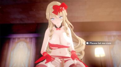 'One Night with Navia Valentine in a Romantic Outfit'