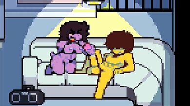 "The Tempting Tale of DelTARUNE and Susie's For*ced DeepThroat Blowjob Adventure"