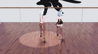 Haku and Miku, the dancing sisters!