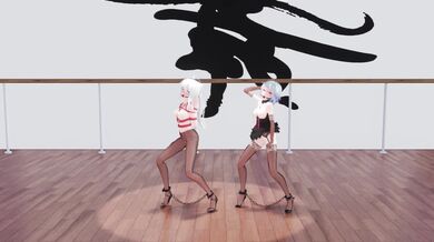 Haku and Miku, the dancing sisters!