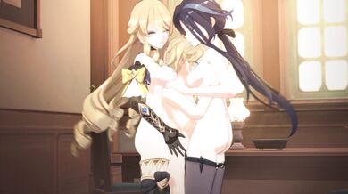 "Hentai Porn: Traveling with Navia and Clorinde, a 3-some Animated Angle View (4K) [PastaPaprika]"