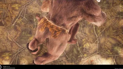 'Horny Minotaur Seduces and Creams Tribal Native Woman in Wild Forest Adventure'