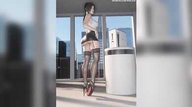 "Lara Croft and the Playstation 5 NyaLicia"