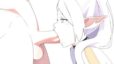 "Afternoon delight with a deep throating elf"