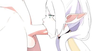 "Afternoon delight with a deep throating elf"