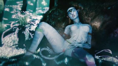 'Na'vi Dildo Masturbation [Gifdoozer]'