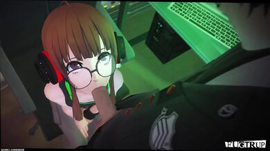 Futaba and Joker Get it On in a Truck Stop