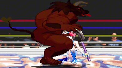 'Megami Tensei: Minotaur vs Eri Hasumi (Sample)'