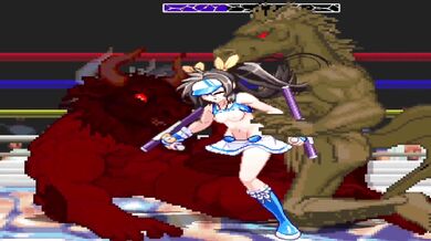 'Megami Tensei: Minotaur vs Eri Hasumi (Sample)'