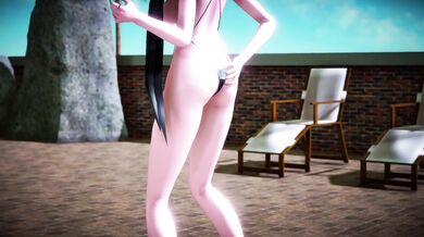 'A lustful lamb, Kurumi Tokisaki (light skin), takes a bite out of her forbidden fruit. Let the orgasmic fantasy begin!'