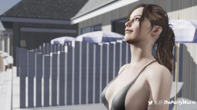 Rewritten: "Claire watches Ada give a blowjob that's too hot to handle!"