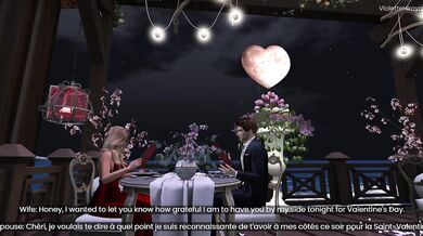 My husband opens a sexy lingerie gift on Valentine's Day and can't control himself from fucking me right away.