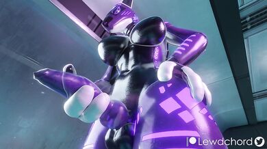 "Cumming on Cynthia's Futa Cock with a Lewd Chord."