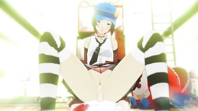 "Sneaking through the TV Screen - Buxom Arts"