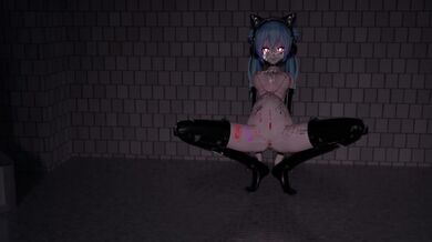 "Miku Gives Double Penetration with a Dildo and a Vibrator!"