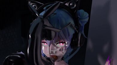"Miku Gives Double Penetration with a Dildo and a Vibrator!"