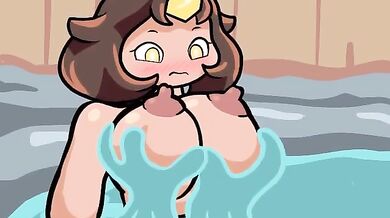 'Mystical mermaid babes engage in a steamy showdown beneath the waves'