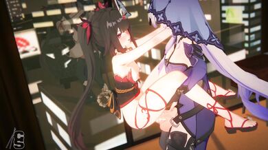 "The Naughty Dancer: Black Swan's Dark Desires Fulfilled by Sparkle's Sensual Moves"