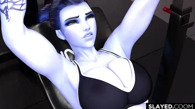 '"The Widow Maker" comes to life, as she takes on a group of horny men in the most erotic ways imaginable.'