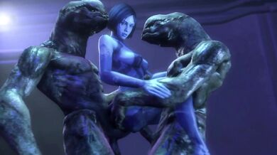 Cortana, the sexy AI Elite, takes control of her slave in Part 3. Watch as she commands him to pleasure her and fulfill all her dirty desires.