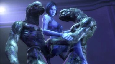 Cortana, the sexy AI Elite, takes control of her slave in Part 3. Watch as she commands him to pleasure her and fulfill all her dirty desires.