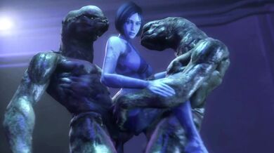 Cortana, the sexy AI Elite, takes control of her slave in Part 3. Watch as she commands him to pleasure her and fulfill all her dirty desires.
