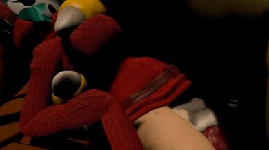 "Mom and Son Have a Fun Time at the Bowling Alley Together with Bowsers (sic)"