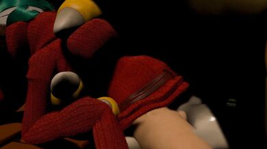 "Mom and Son Have a Fun Time at the Bowling Alley Together with Bowsers (sic)"