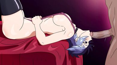 'Luscious Librarian with a Fetish for Deep Throating: Aqua Blowjob with Laceyx'.