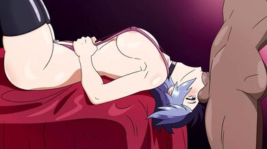 'Luscious Librarian with a Fetish for Deep Throating: Aqua Blowjob with Laceyx'.