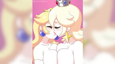 'The Yuri Twins' Tongue-Tangled Love Scene In the Degenerate Orgy Club'