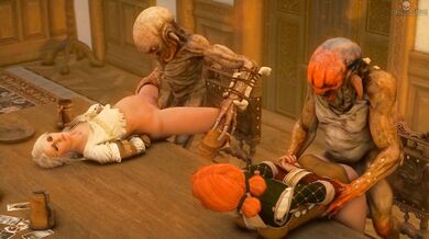 'Sexy Elves Triss and Ciri Get Fucked by Nekkers [Preggo] [Loop]'