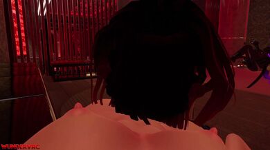 'Eager to please her horny boss, @LewdNoka's secretary eagerly sucks his cock on her desk.'