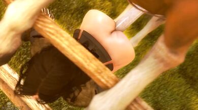 Pornstar Yennefer rides a horse in a never-ending loop of passionate love making!