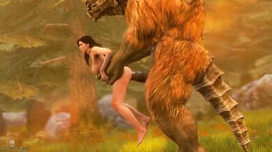 You have been summoned to the bedroom, get ready for a wild ride with Yennefer and her sexy new pet Taurus as they explore their kinks together.